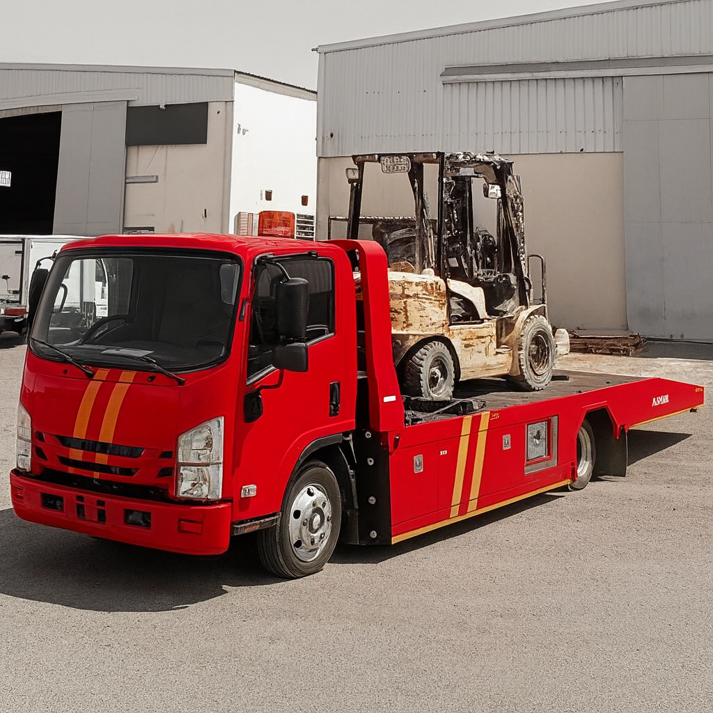 سحب المعدات الثقيلة